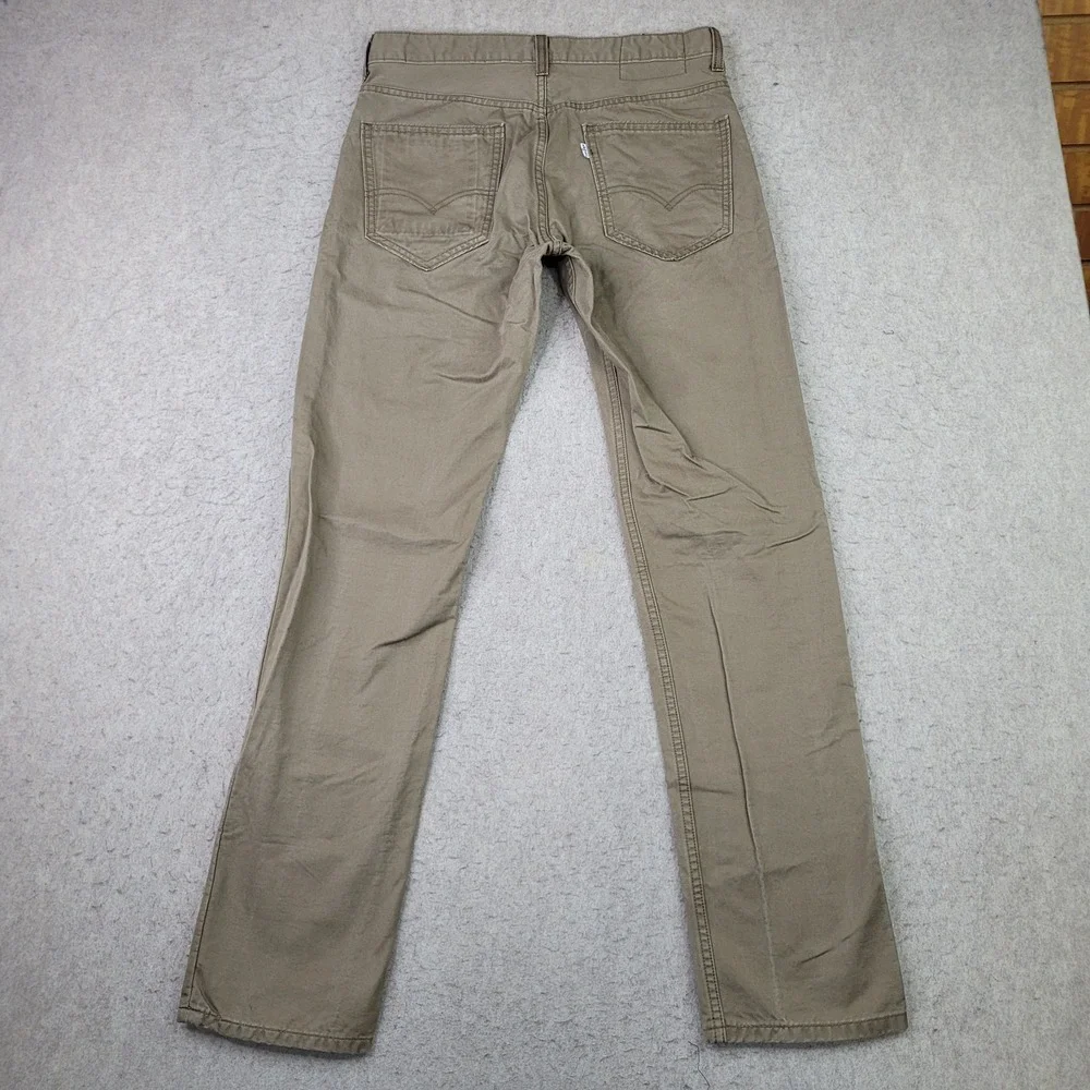 Levis Khaki Pants‎ Mens 32x32 Straight Leg 100% Cotton Western Workwear